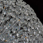 Regent Seyne 24 Light Sphere Pendant Light in Chrome with Crystal