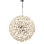 Regent Seyne 64 Light Spherical Pendant Light in Chrome with Crystal