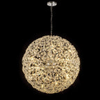 Regent Seyne 64 Light Spherical Pendant Light in Chrome with Crystal