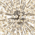 Regent Seyne 64 Light Spherical Pendant Light in Chrome with Crystal