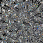 Regent Seyne 64 Light Spherical Pendant Light in Chrome with Crystal