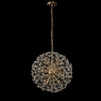 Regent Seyne 12 Light 50cm Sphere Pendant Light in French Gold with Crystal