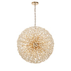 Regent Seyne 48 Light Spherical Pendant Light in French Gold with Crystal
