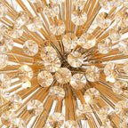 Regent Seyne 48 Light Spherical Pendant Light in French Gold with Crystal