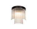 Regent Brittany 2 Light Wall Light in Brown Oxide