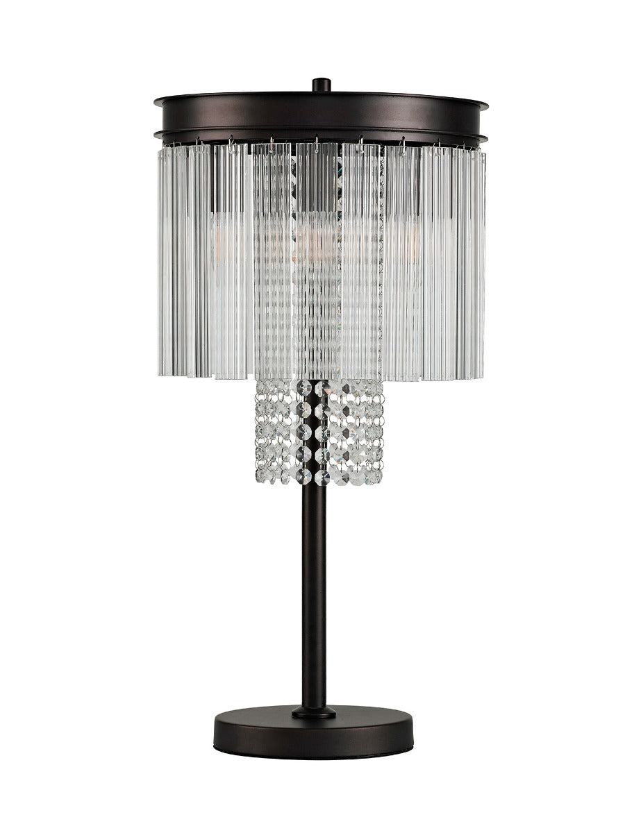 Regent Brittany 6 Light Table Lamp in Brown Oxide