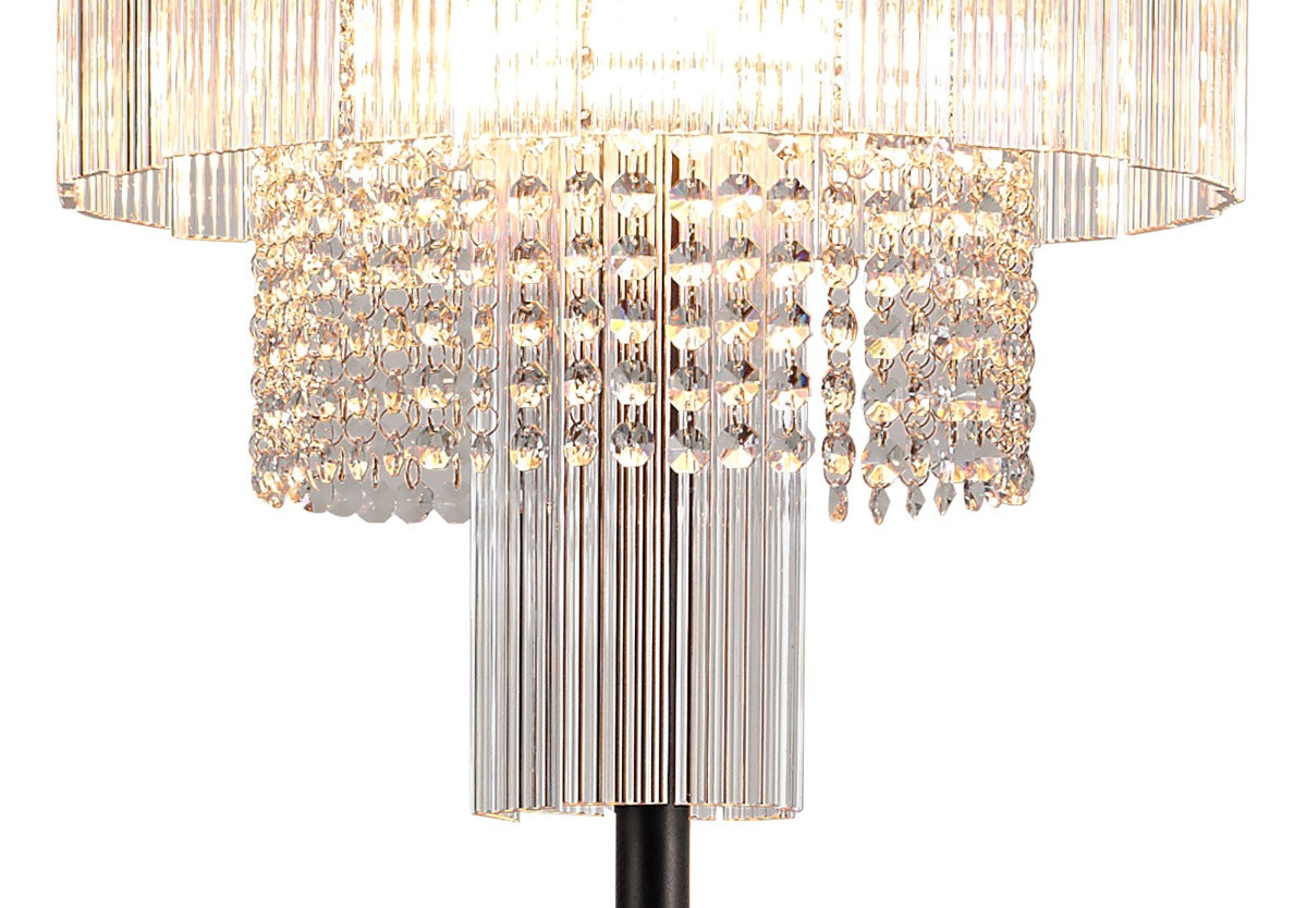 Regent Brittany 9 Light Floor Lamp in Brown Oxide