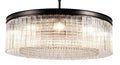 Regent Brittany Large Round 10 Light Pendant Light in Brown Oxide