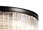 Regent Brittany Large Round 10 Light Pendant Light in Brown Oxide