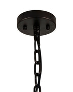 Regent Brittany Medium 8 Light Pendant Light in Brown Oxide