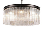 Regent Brittany Medium 8 Light Pendant Light in Brown Oxide