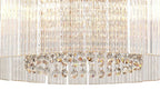 Regent Brittany Small Round 5 Light Pendant Light in Brown Oxide