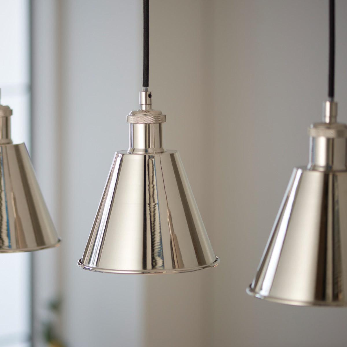 Regent Celosia 3 Light Bar Pendant Light in Bright Nickel