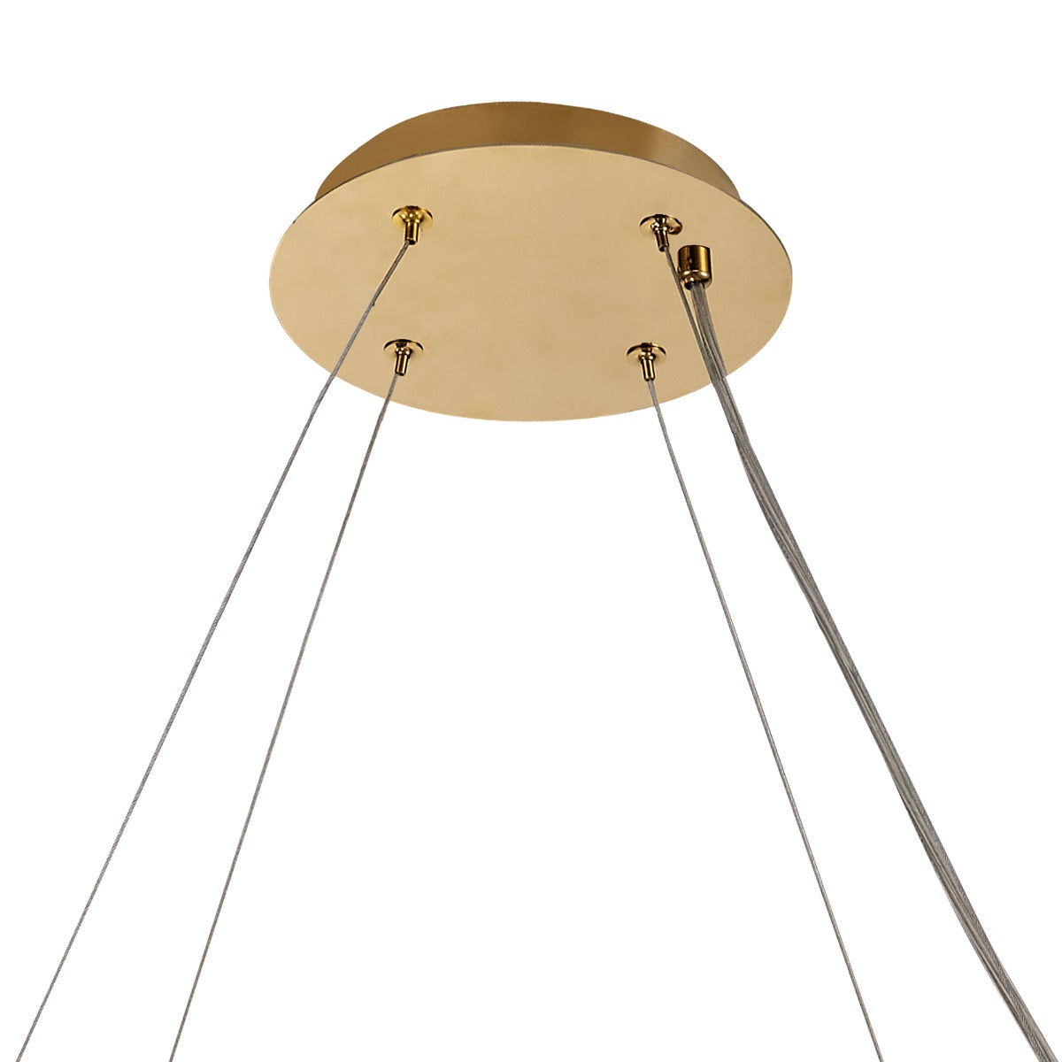 Regent Cholet 80cm Round 12 Light Chandelier in Gold with Crystal