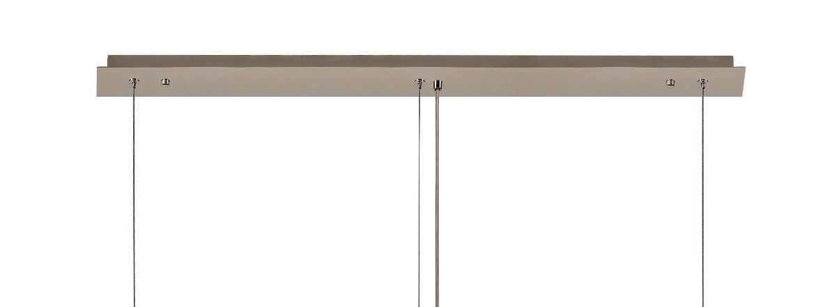 Regent Cholet Linear 5 Light Chandelier in Polished Chrome with Crystal