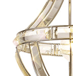 Regent Cluny Teardrop 1 Light Pendant Light in Polished Nickel