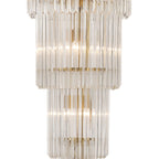 Regent Fontainebleau 5 Tier 18 Light Chandelier in Brass