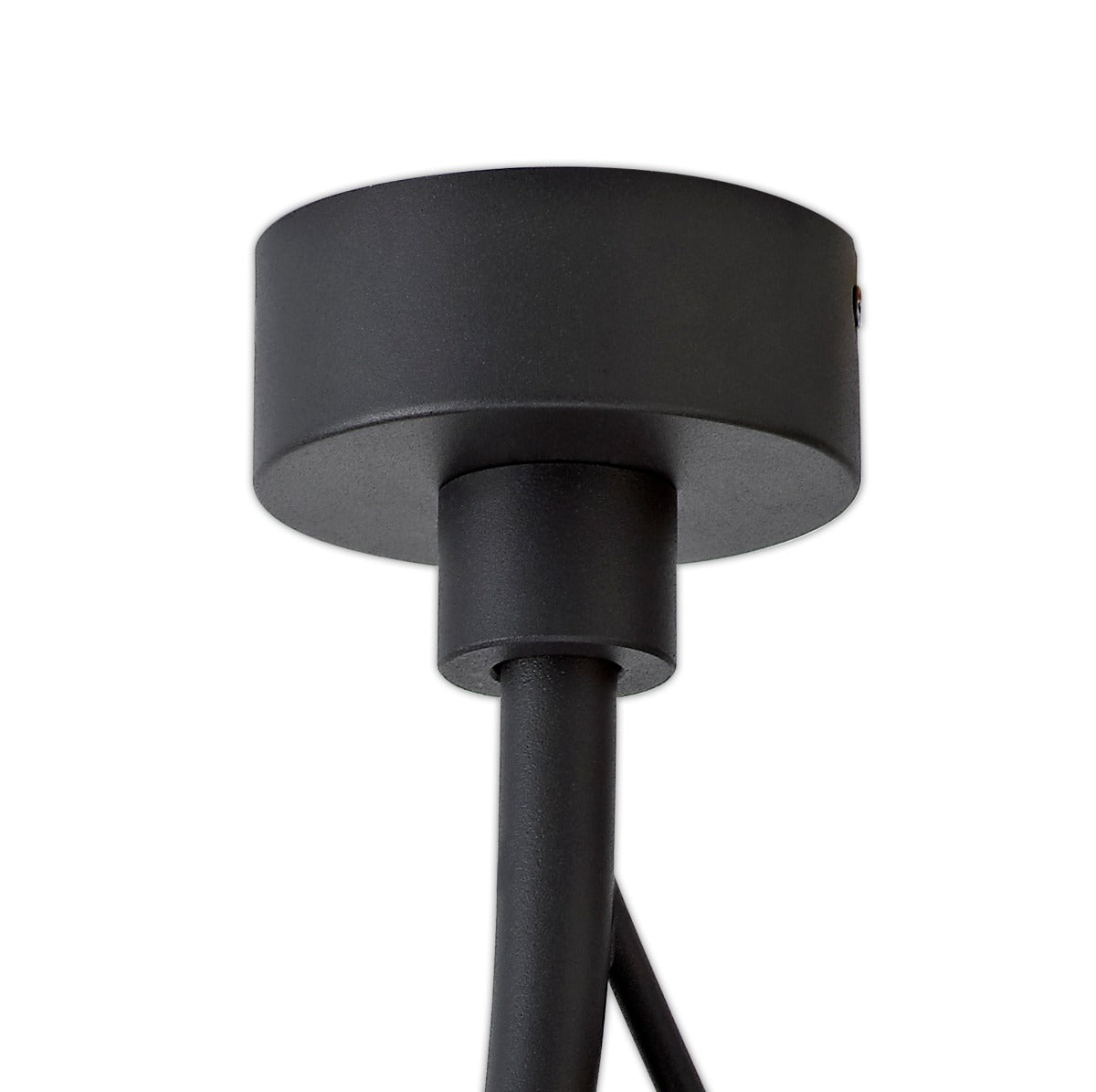 Regent Gennevil 8 Light Pendant Light in Black and Antique Brass