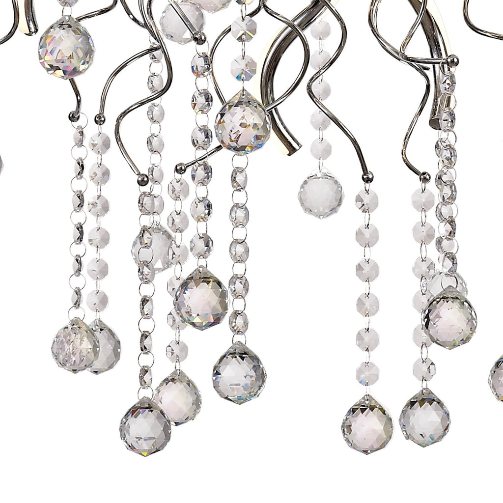 Regent Lillebonne 12 Light Ceiling Light in Polished Chrome
