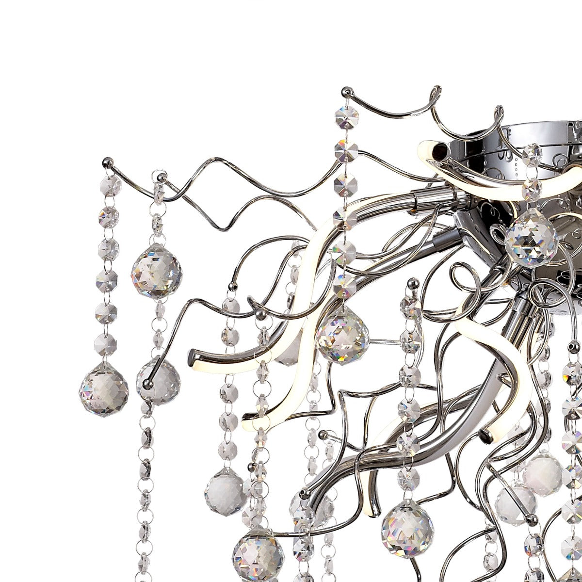 Regent Lillebonne 12 Light Ceiling Light in Polished Chrome