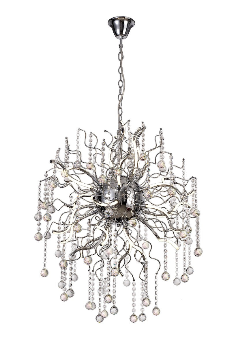 Regent Lillebonne 24 Light Pendant Light in Polished Chrome