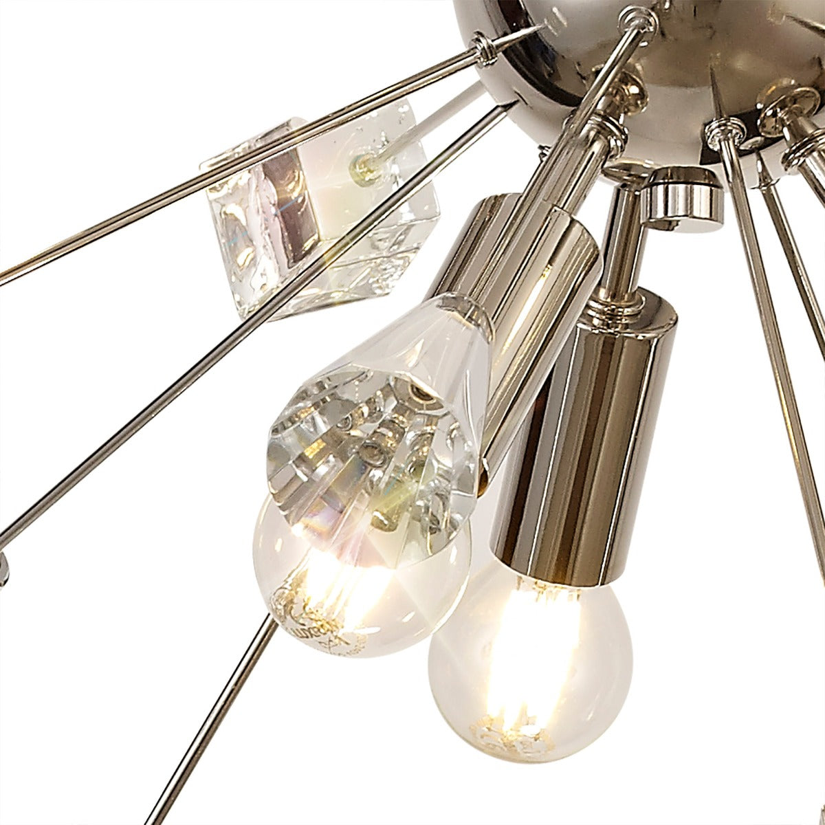 Regent Limoges Sputnik 9 Light Pendant Light in Polished Nickel