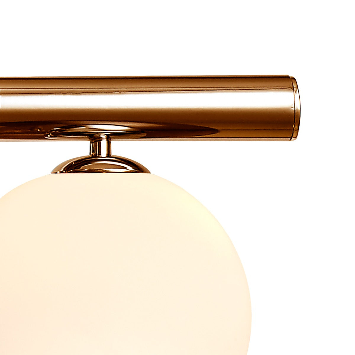 Regent Martinique Linear 7 Light Pendant Light in Antique Copper with Opal and Copper Glass