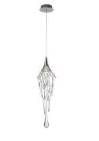 Regent Quevilly Pendant Light in Polished Chrome