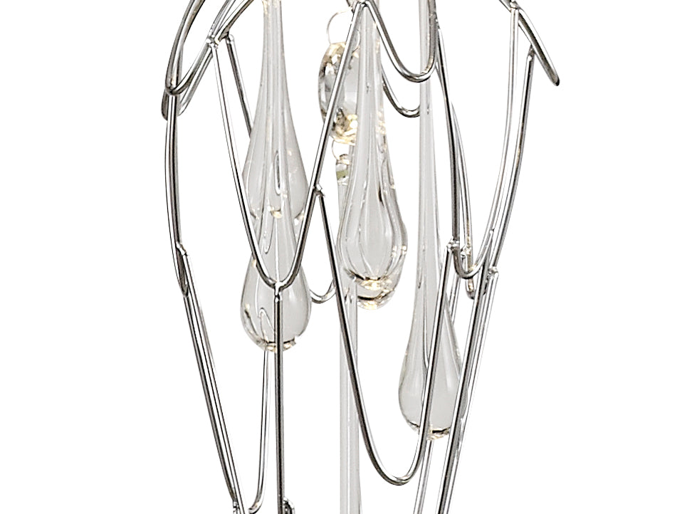 Regent Quevilly Pendant Light in Polished Chrome