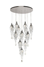Regent Quevilly Round 18 Light Pendant Light in Polished Chrome