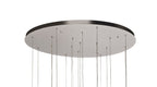 Regent Quevilly Round 18 Light Pendant Light in Polished Chrome