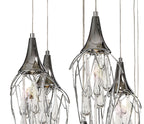 Regent Quevilly Round 18 Light Pendant Light in Polished Chrome