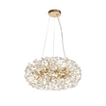 Regent Seyne 12 Light Pendant Light in French Gold with Crystal