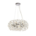 Regent Seyne 12 Light Pendant Light in Polished Chrome with Crystal