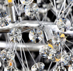 Regent Seyne 12 Light Pendant Light in Polished Chrome with Crystal