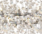 Regent Seyne 20 Light Pendant Light in Polished Chrome with Crystal