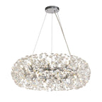 Regent Seyne 20 Light Pendant Light in Polished Chrome with Crystal