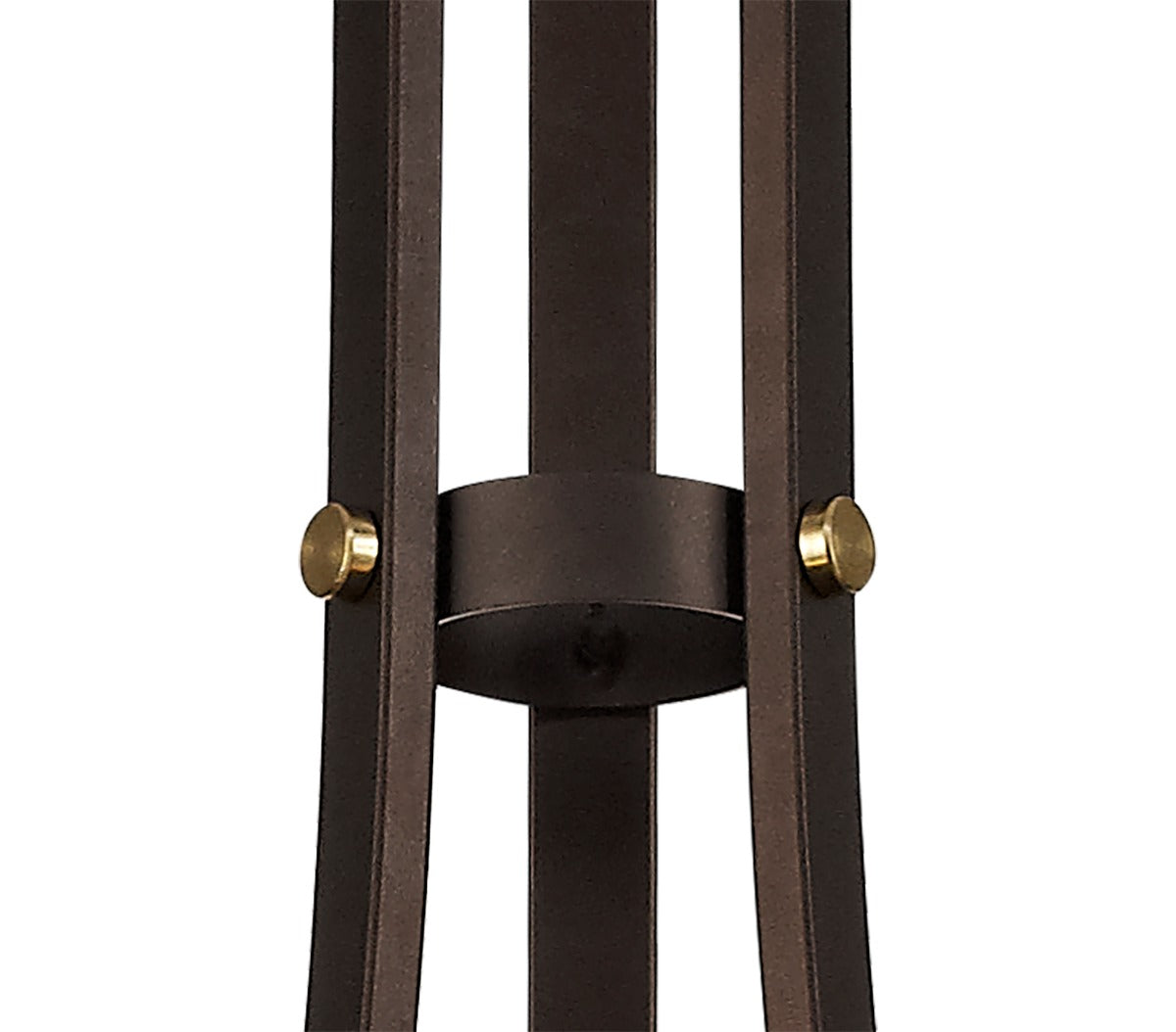 Regent Versailles 3 Light Pendant Light in Brown Oxide Bronze with Clear Glass Shades