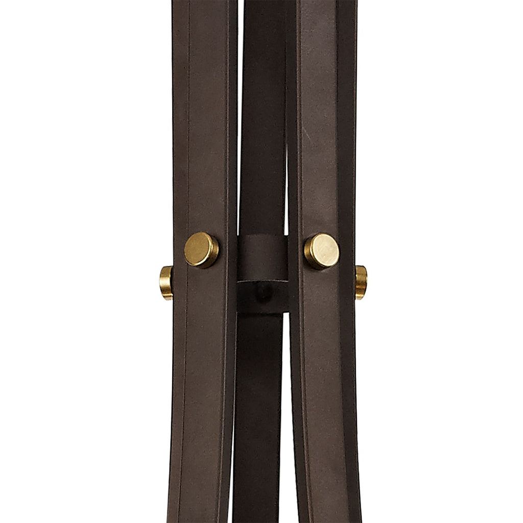 Regent Versailles 5 Light Pendant Light in Brown Oxide Bronze with Clear Glass Shades