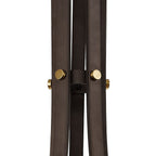 Regent Versailles 5 Light Pendant Light in Brown Oxide Bronze with Clear Glass Shades