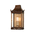 Elstead Regents Park Coastal Outdoor Wall Lantern in Solid Brass