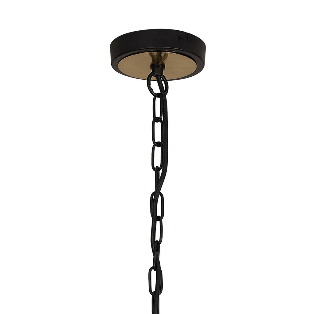 Regent Reims 3 Light 400mm Adjustable Rings Pendant Light - Gold / Black