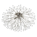 Hudson Valley Dunkirk 1 Light Flush Ceiling Light in Polished Nickel