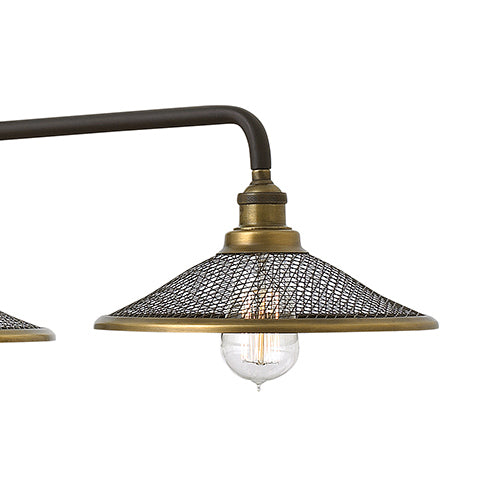 Hinkley Rigby 3 Light Pendant Light in Buckeye Bronze