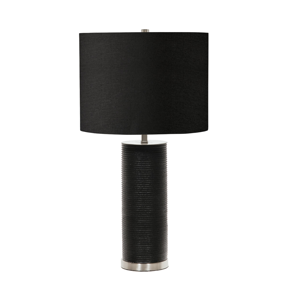 Elstead Ripple Table Lamp in Black