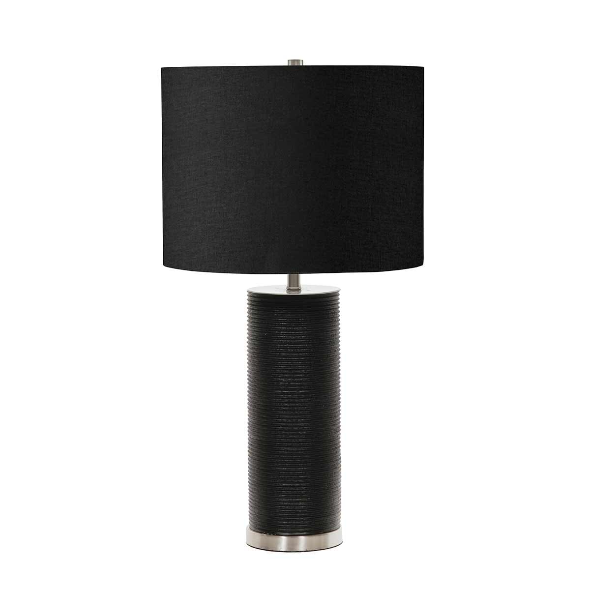 Elstead Ripple Table Lamp in Black