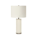 Elstead Ripple Table Lamp in White