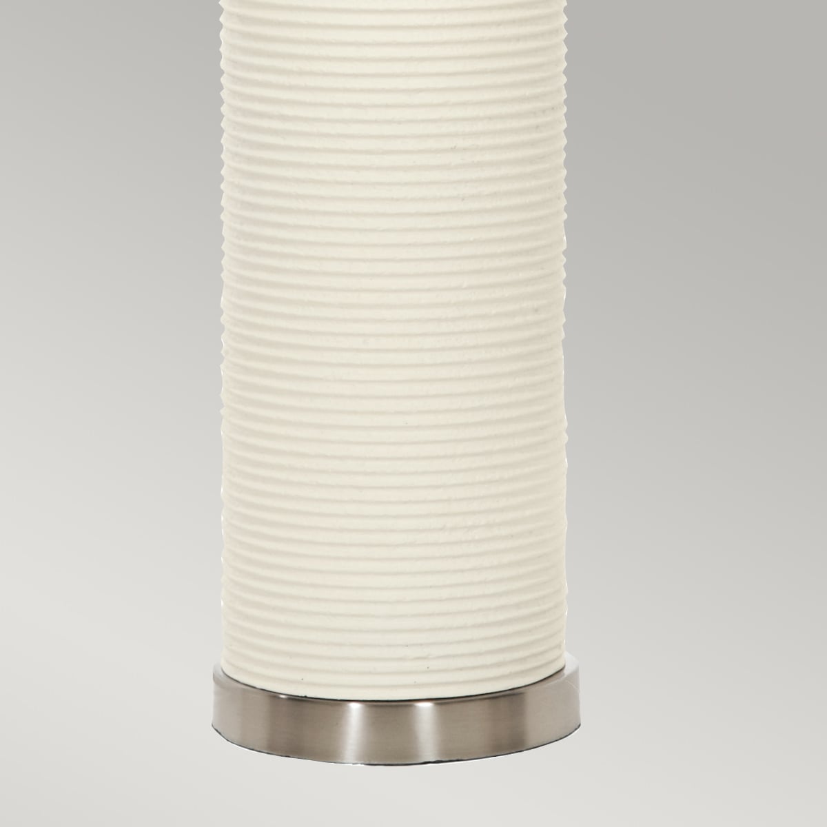 Elstead Ripple Table Lamp in White with Black Shade