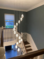Schuller Rocio 14 Light Pendant Light in Chrome with Bluetooth Control