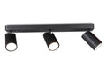 Mantra Sal Linear Bar 3 Light Spotlight GU10 Matt Black